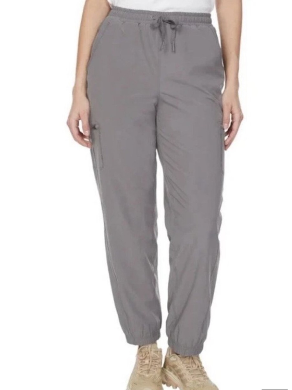 NWT Merrell Women's Gray Drawstring Jogger Pants Fleece Lined